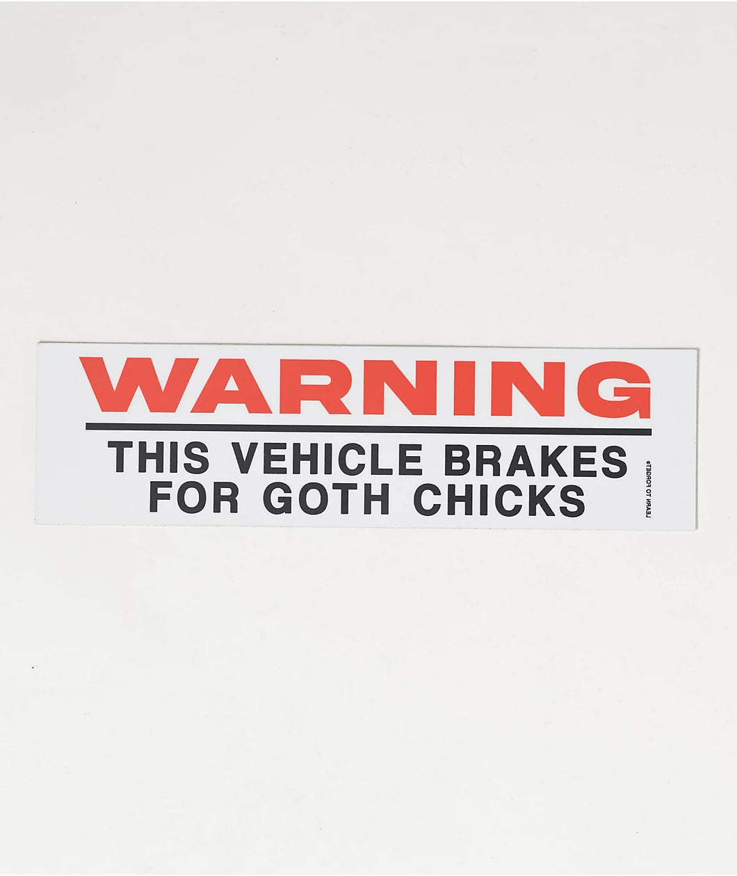Goth Chicks Bumper Sticker