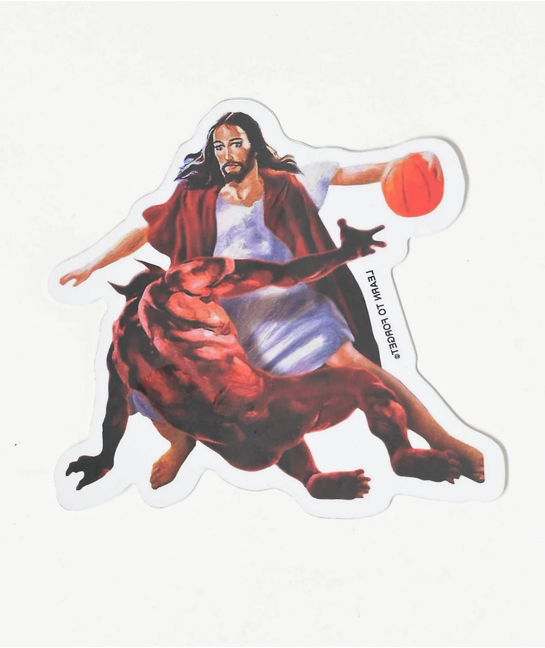 Not Today Satan Sticker