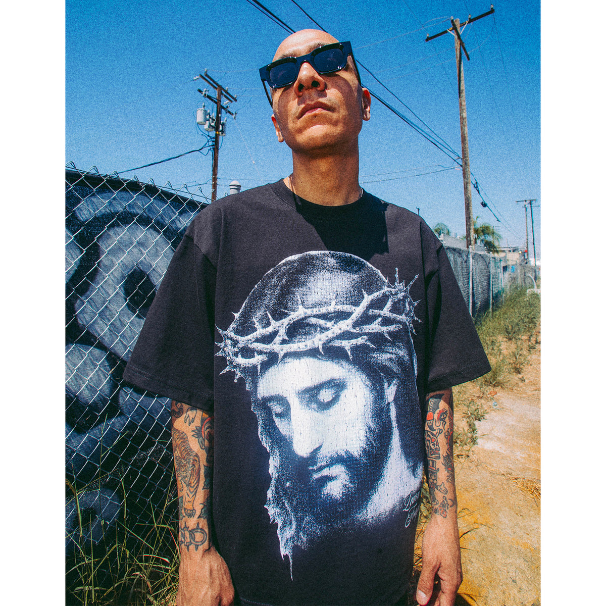 Jesus Rhinestone Tee