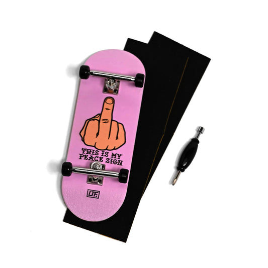 Slushcult x LTF "Peace Sign" Grom Fingerboard Complete