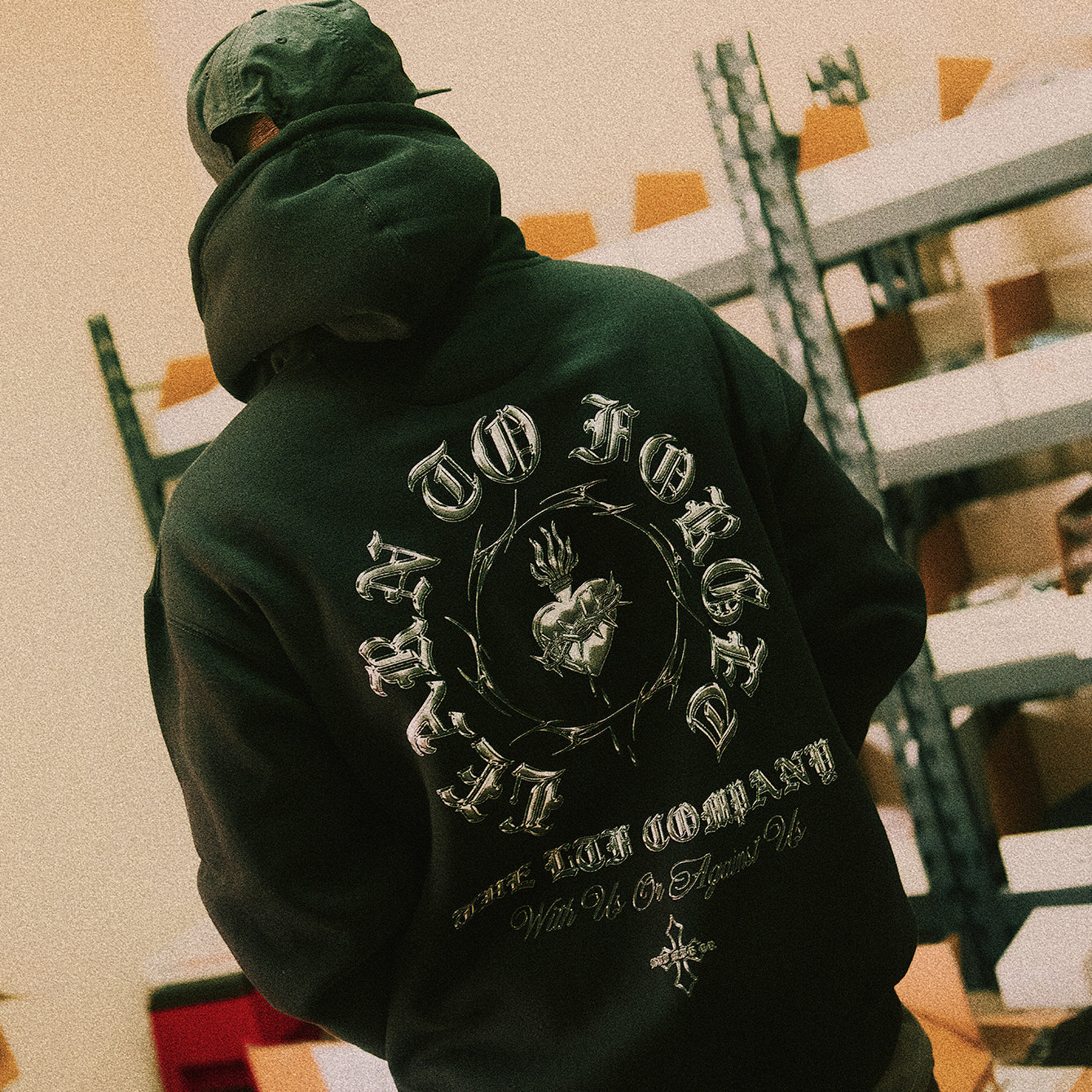 Sacred Chrome Zip-Up Hoodie