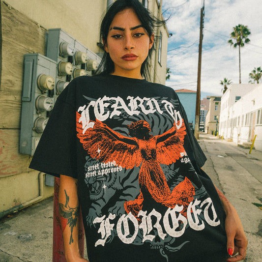 Saint Angela Rhinestone Tee