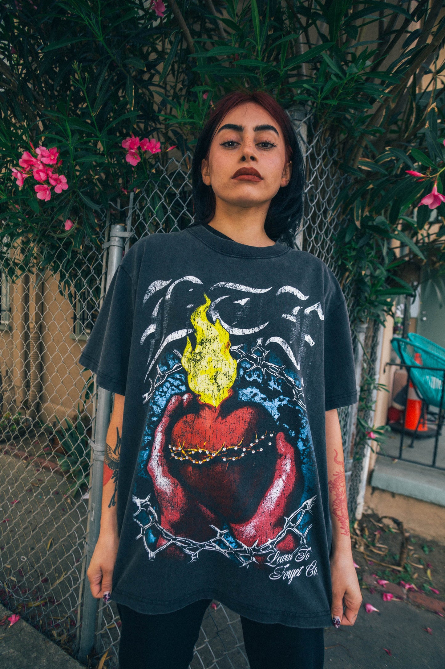 Immaculate Heart Rhinestone Tee