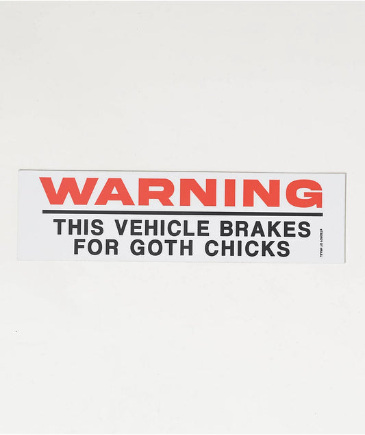 Goth Chicks Bumper Sticker