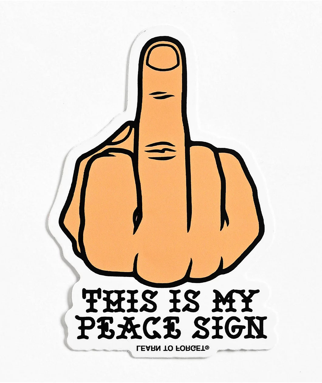 This Is My Peace Sign Sticker