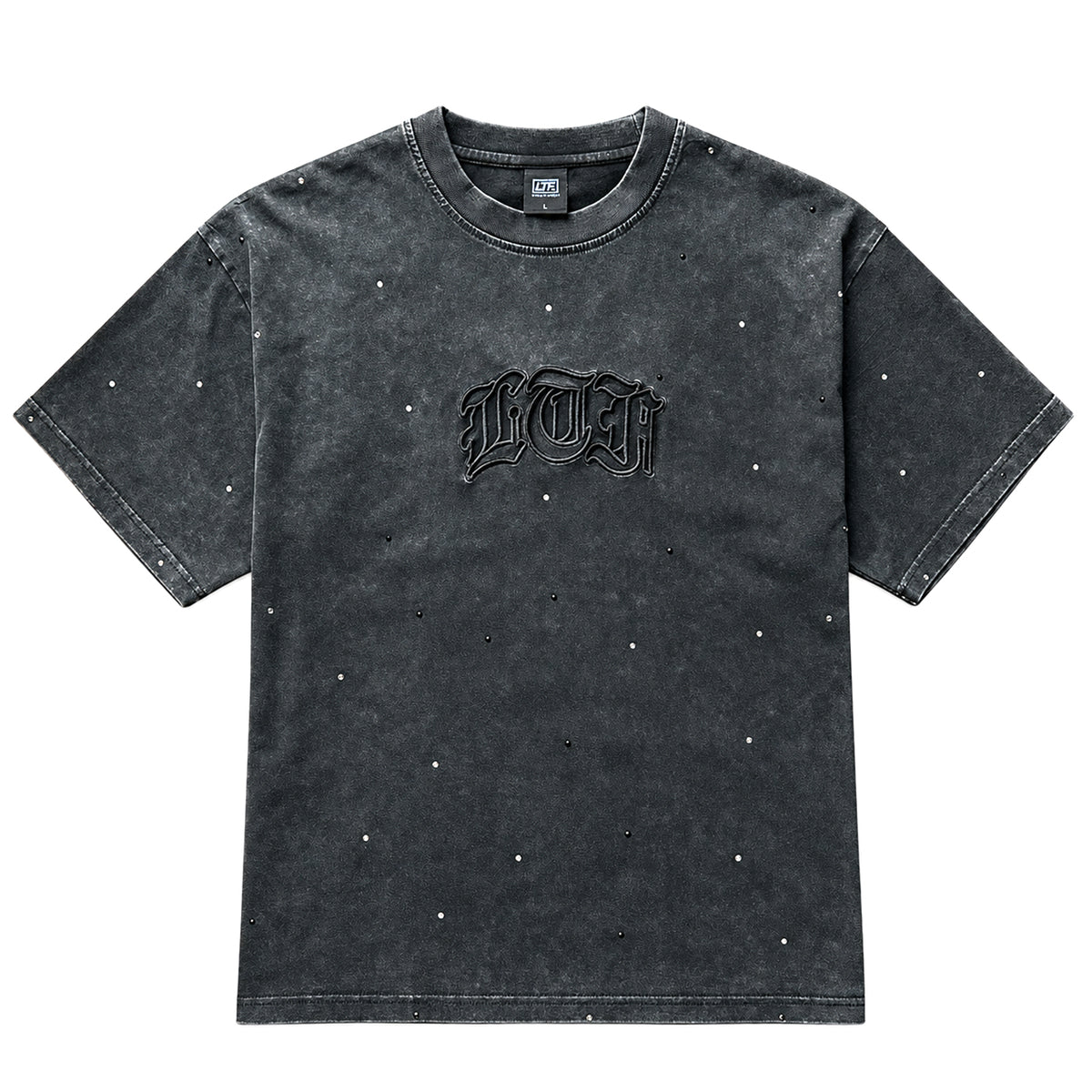 Arch Logo Rhinestone Tee (Vintage Wash)