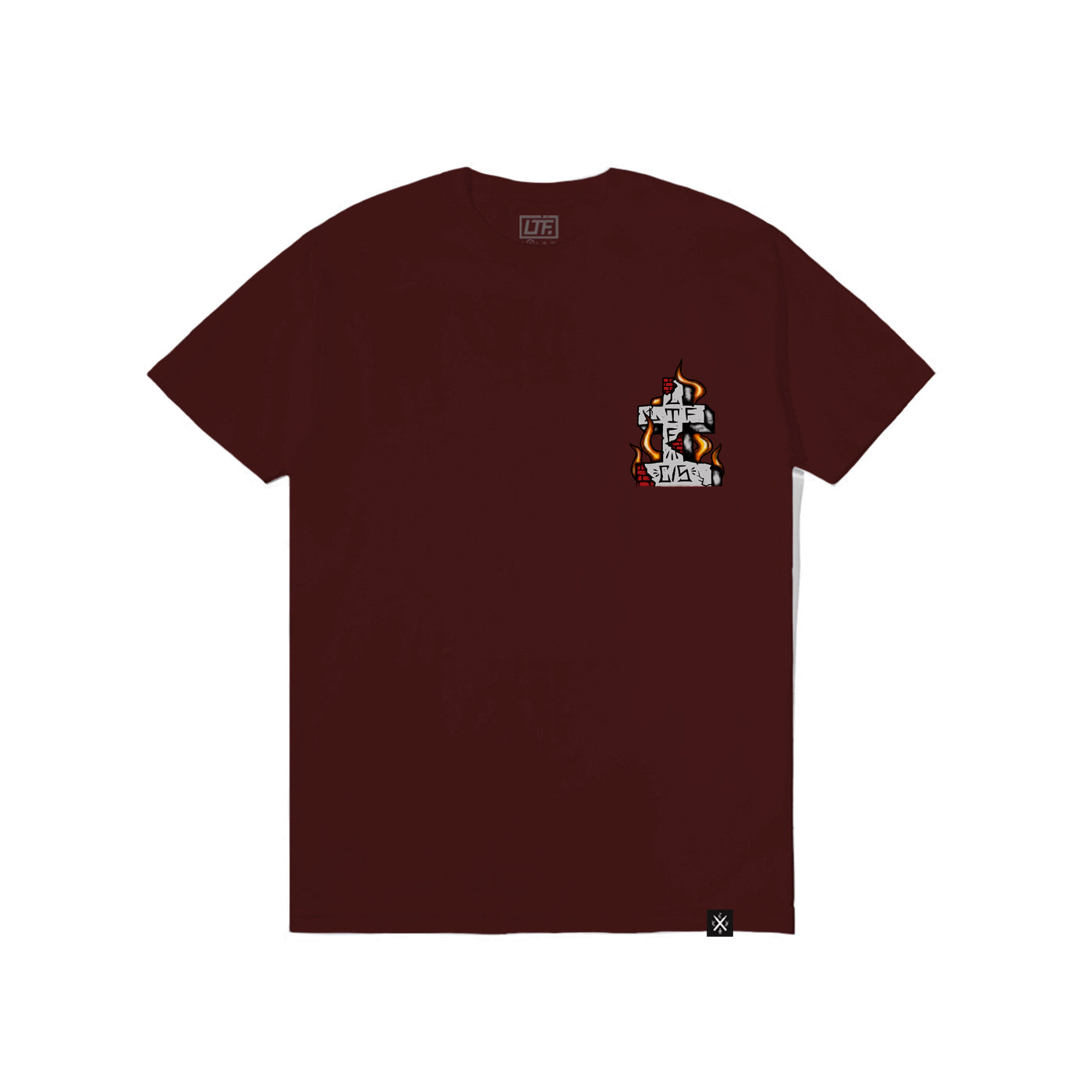 Con Safos Tee (Maroon)