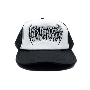 Death Metal Trucker Hat (Black / White)