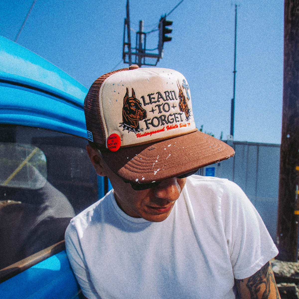 Pitbull Trucker Hat (Brown)