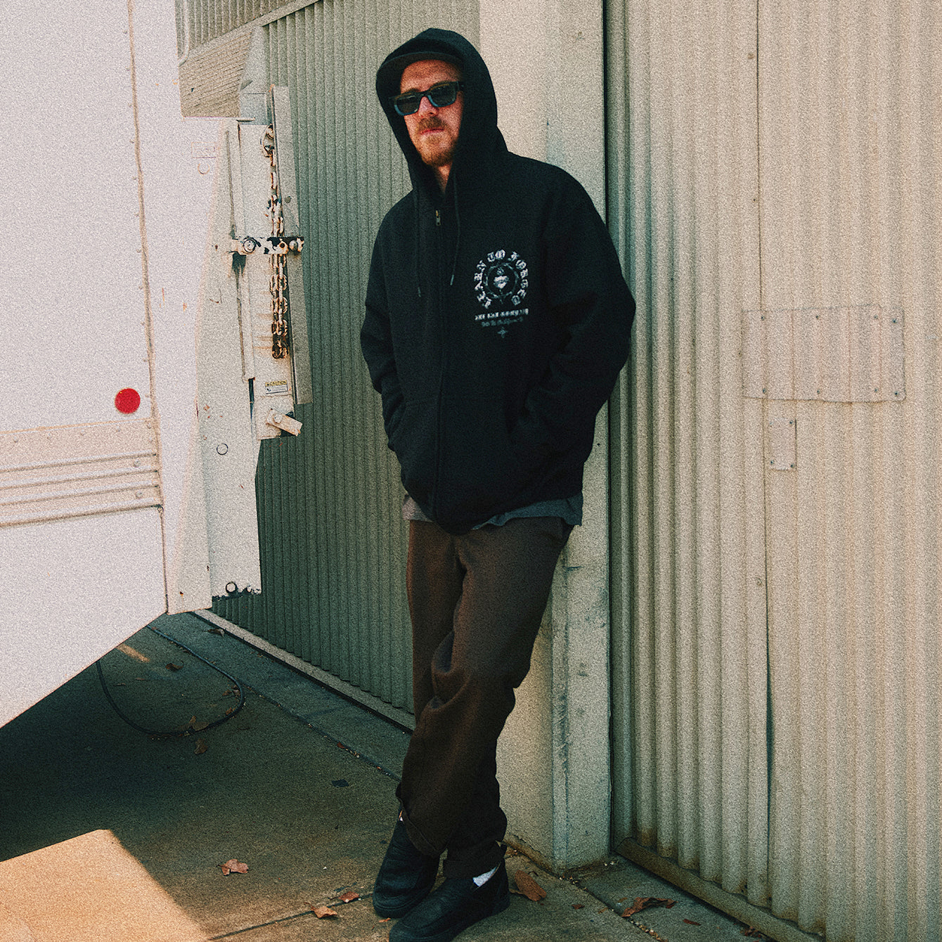 Sacred Chrome Zip-Up Hoodie