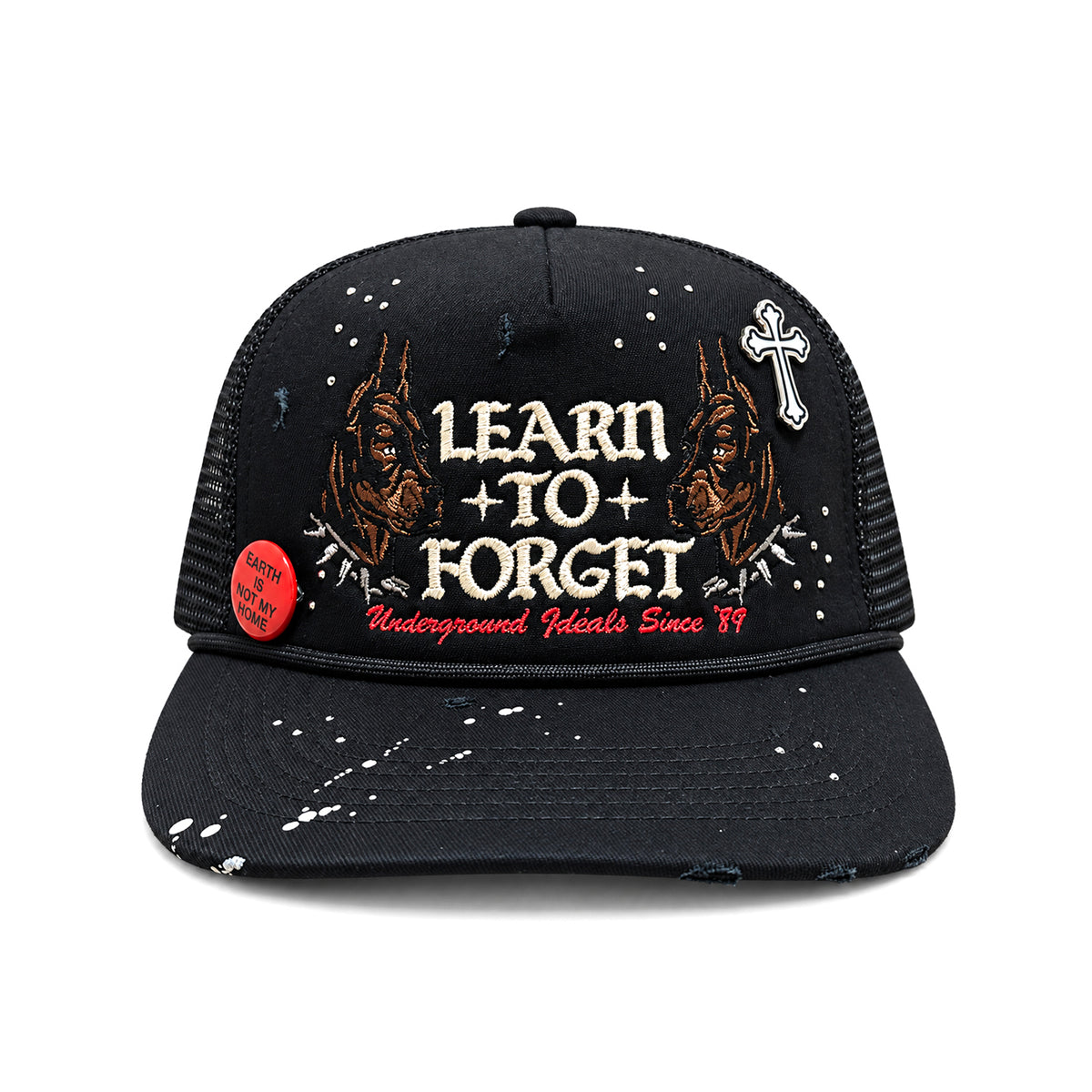 Pitbull Trucker Hat (Black)