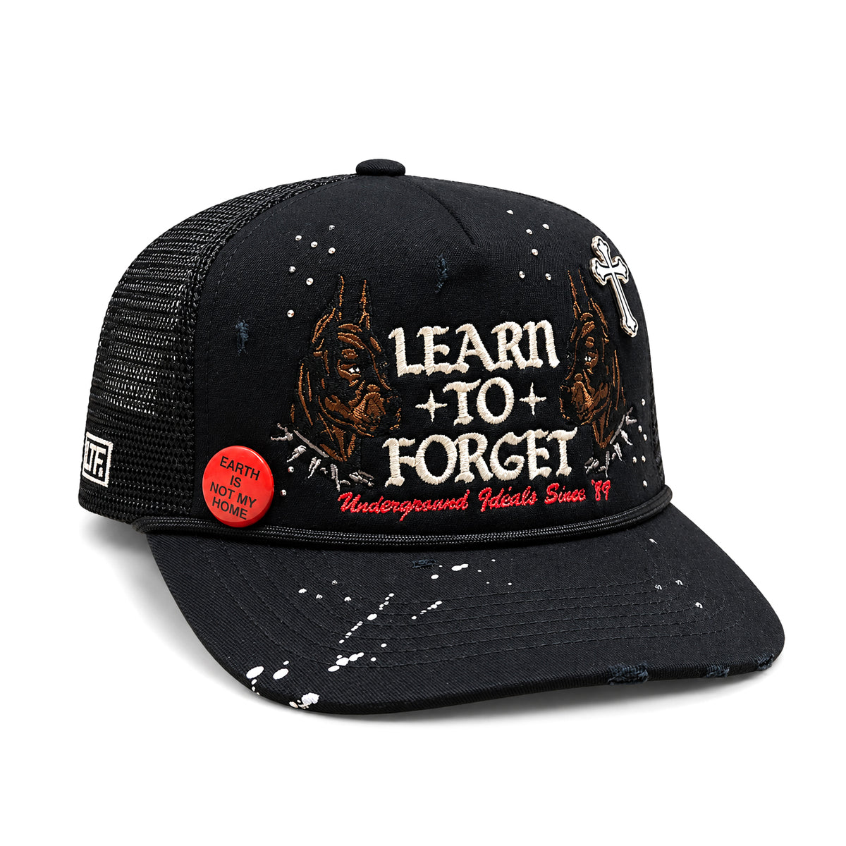 Pitbull Trucker Hat (Black)