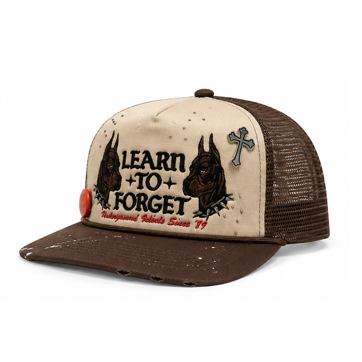 Pitbull Trucker Hat (Brown)
