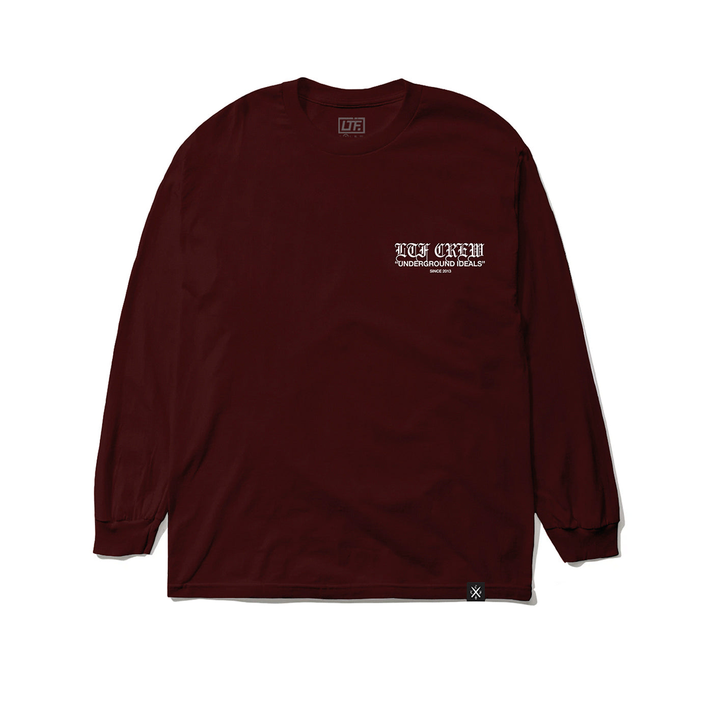 Top Dog L/S Tee (Maroon)