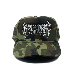 Death Metal Trucker Hat (Camo)