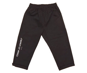 Flooded C/S Chino Pants (Black)