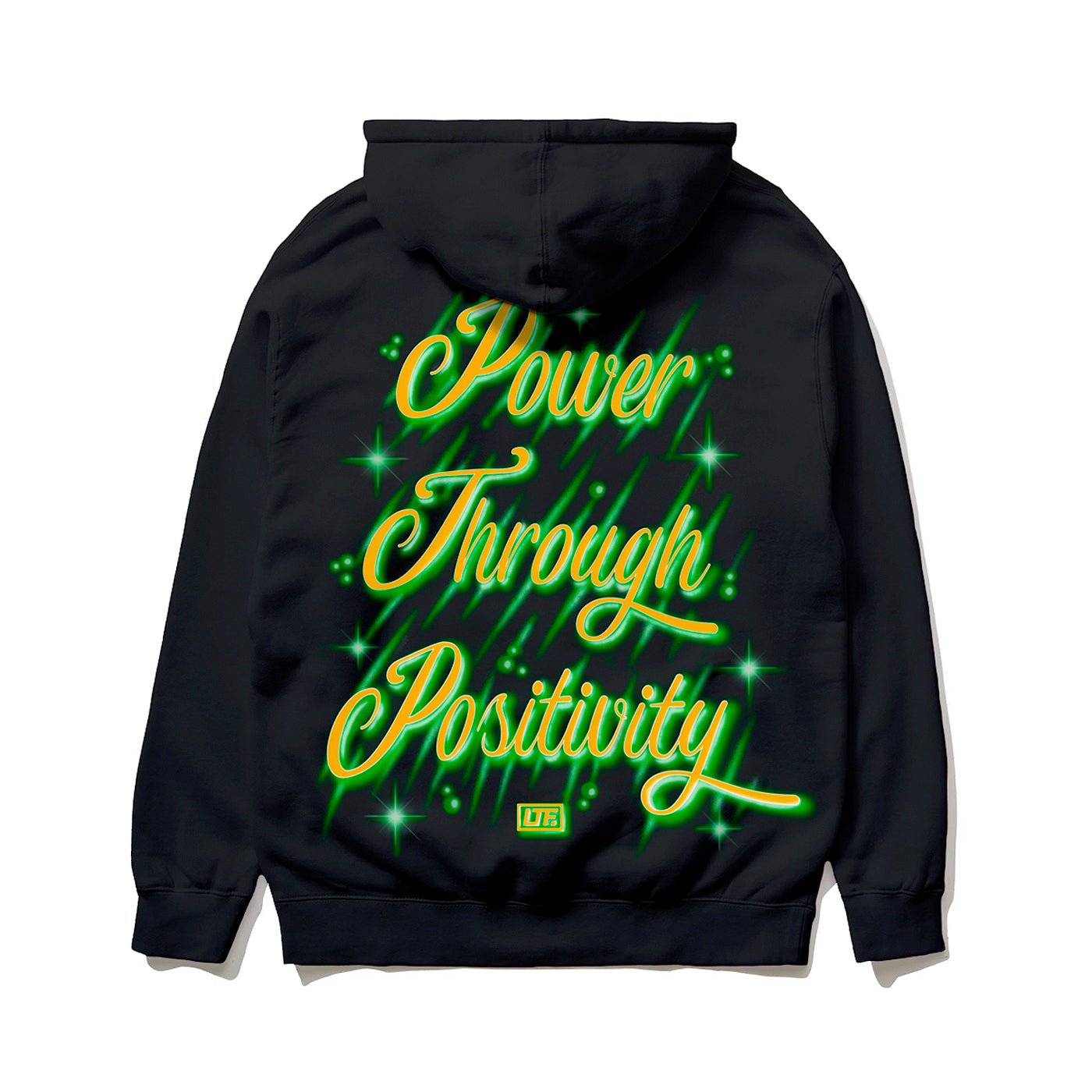Power Through Positivity Hoodie (Black)