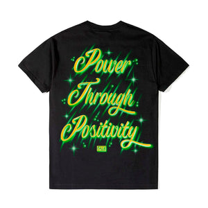 Power Through Positivity Tee (Black)