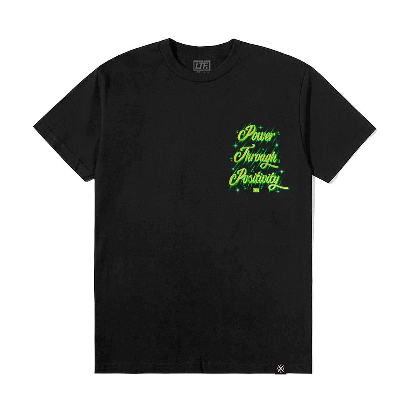 Power Through Positivity Tee (Black)