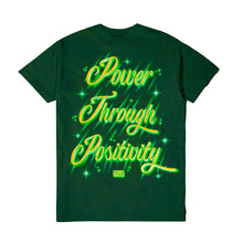 Load image into Gallery viewer, Power Through Positivity Tee (Forest Green)